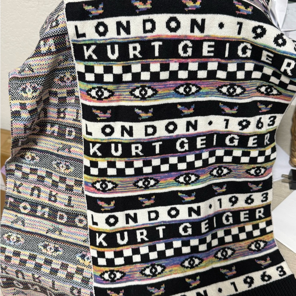 NWT Kurt Geiger London Fair Isle Scarf